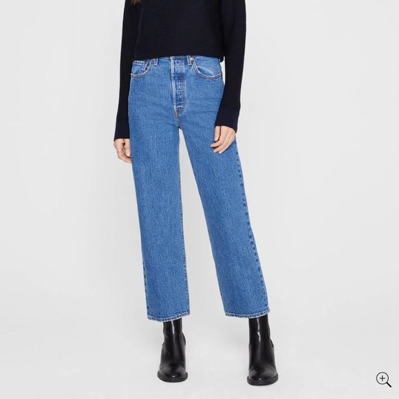 Levi's Ribcage Straight Ankle W28 L27 - Picture 4 of 16